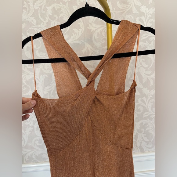 Reiss Copper Knit Fabric - Picture 10 of 12